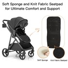 3-in-1 Baby Stroller  Convertible Stroller For Newborn Infant Toddler With Rever