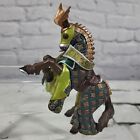 Papo Medieval Dark Knight 2006 Action Figure With Battle Horse 