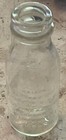 Thomas Edison Vintage Glass Bottle Battery Oil Clear Inc Bloomfield Nj 4  Rare