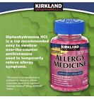 Kirkland Signature Allergy Relief Medicine Diphenhydramine Hci 25mg 600 Minitabs