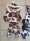 Dog Pet Clothes 2 Pcs Warm Winter  Hoodie Coat Costume Clothing  Small  