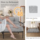 8    Full Size Futon Mattress Sofa Bed  Extra Thick Foldable Floor Mattress  Sh   