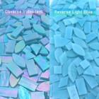 Litmind Iridescent Glass Mosaic Tiles For Crafts  240 Pieces 5 Shapes Mixed Stai