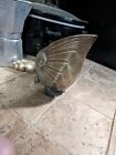 Vintage Solid Brass Nautilus Conch Shell Vase Unique Sea Shell 