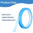12mm X 50m Refrigerator Tape  Pet Packing Fixing Tape  Blue