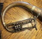 Antique 1800s Ferdinando Roth Milano Italy Huge Copper Helicon Tuba Horn 