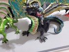 Safari Ltd Fog Dragon   Forest Dragon Toy Figures   1 Free Plastitoy Red Dragon