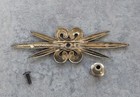 Mid Century Modern Drawer Pull Atomic Retro Star Belwith Brass 6016 Gold