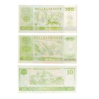 Set Of 3 Diff  China Fantasy Paper Money Au-unc 