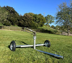 2  Yuzuak Jet 35t Big Gun Sprinkler   Wheeled Cart Pasture  Arena  Farm 250 Feet