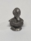 Vintage Spoontiques Miniature Pewter Lot Of 4  Girl And Three Ducks 1980   s