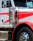 Peterbilt Stainless Air Cleaner W brackets 33  X15  X 7  Id Truck Vortox 379 389