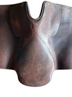 Vintage Crosby Lane Fox Cutback Saddle 21  Made In England