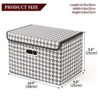Fabric Storage Cube Bins Foldable Organizer Container Collapsible Basket With   