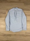 Tommy Hilfiger Shirt Mens Xl Custom Fit Casual Logo Button Up Blue Long Sleeve