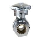 5 Pack  Xfitting 1 2  Pex-b X 3 8  Od Compression Straight Stop Valve  Lead Free