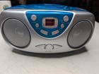 Sylvania Portable Cd Player Stereo W  Am fm Blue Radio Boombox Srcd243pl-asst6 