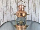 Brass   Copper Anchor Oil Lamp   Nautical Maritime Ship Lantern   Boat Light