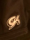 Gk Boys Medium Competition Shorts Black N s Gymnastics Running Gym Sz Cm Nwt