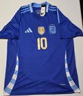 Lionel Messi Signed Argentina Jersey  10 W  Coa Adidas New W  Tags Size Xl