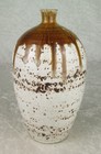 Kiri Tobo     Tokoname Ikebana Art Pottery Vase 8-1 4 In Tall Mcm Japandi Scandi