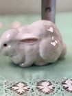 Vintage Glazed Ceramic Bunny Rabbit Figurine 