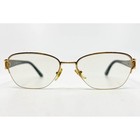 Versace Mod 1215-b 1002 Gold Black Greek Key Women Eyeglasses Frames 53-17-135
