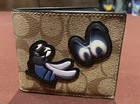Disney X Coach Tan multi Signature Patches 3 In 1 Wallet F73262