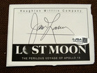 James Lovell Apollo 13 Nasa Astronaut Signed Auto Vtg Lost Moon Book Plate Jsa