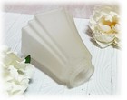 Vintage White Frosted Glass Art Deco Style Replacement Lamp Shade 3 Available