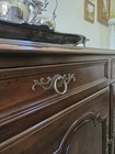Henredon French Provincial Sideboard     Carved Buffet With Brass Pulls
