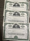  lot Of 12  Studebaker-packard Corporation Car Co  Stock Certificate- 2 Colors