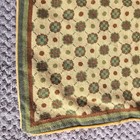 Ethan Allen Vintage Wool Needlepoint Pillow Cover 14x18 Geometric Floral