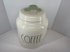 Rae Dunn Friends Central Perk Coffee Canister Large 8    Seal Jar Ceramic W  Lid