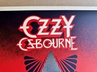 Obey Ozzy Osbourne Farewell Tour Red Poster X 450 Signed Shepard Fairey Sabbath