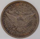 1898 Barber Half Dollar 50c Anacs Certified Xf40 Old Small Holder