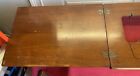 Singer Wood Table Top With Cover Sewing Machine Cabinet Part Mid Century  B