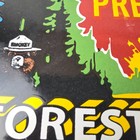 Vintage Forest Service Sign - Smokey Bear Prevent Fires Gas Porcelain Sign