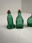 Vintage Wheaton Glass Bottle Set Of 7 Miniature Bottles