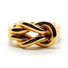Hermes Scarf Ring Gold 459324