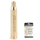 Us Red Dot Laser 30-06 25-06 270 Boresighter Brass Cartridge Bore Sighter Rifle