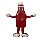 Heinz Tomato Ketchup Bendy Bottle Advertising Toy Figure Vintage 1980 s