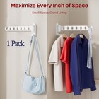 Wall Mounted Drying Rack 1 Pack  Foldable Laundry Drying Rack With 6 Holes  Laun