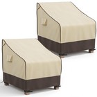 2 Pk Patio Chair Covers Waterproof Outdoor Furniture Covers 32 w X 37 d X 36 h