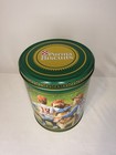 Vintage Collectible Purina Dog Biscuits Advertising Tin Can - 3 Dog Scenes 1989