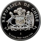 Chile 1 4 Onza Nd  1983  So  Proof   10th Anniversary Of National Liberation 
