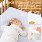 Waterproof Crib Mattress Protector 2 Pack  Quilted Crib Mattress Pad Cover Ul   