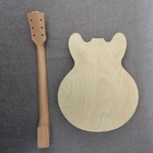 Diy Es335 Electric Guitar Kit Semi Hollow Body Mahogany Neck Double F Hole