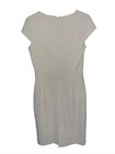 Calvin Klein Light Tan Cowl-neck Knee-length Dress Office Tailored Workwear