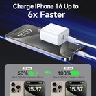 45w Usb C Charger For Iphone 16 15 Fast Charging   type C Charger Block With Usb 